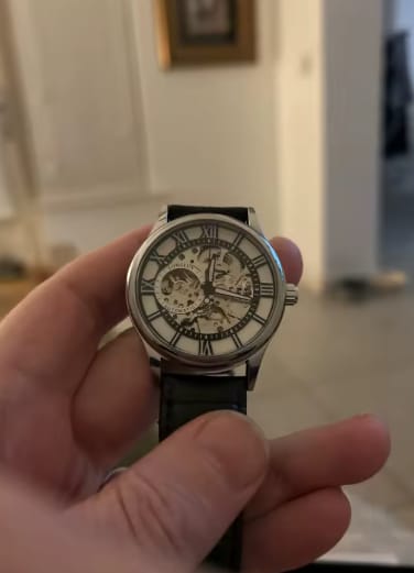 Customer photo review of Reloj Amox Skeleton Automático