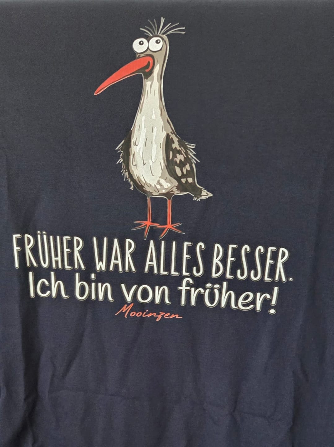 Customer photo review of Früher war alles besser! · Herren Premium Bio T-Shirt