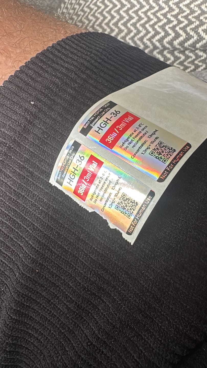 Customer photo review of NIIMBOT Compatible M2 Labeling Ribbon, Replacement Refill Tapes