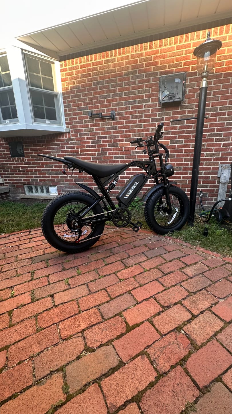 Customer photo review of Eskute® V200 20*4.0" Dirt Electric Bike for Kids&Teens