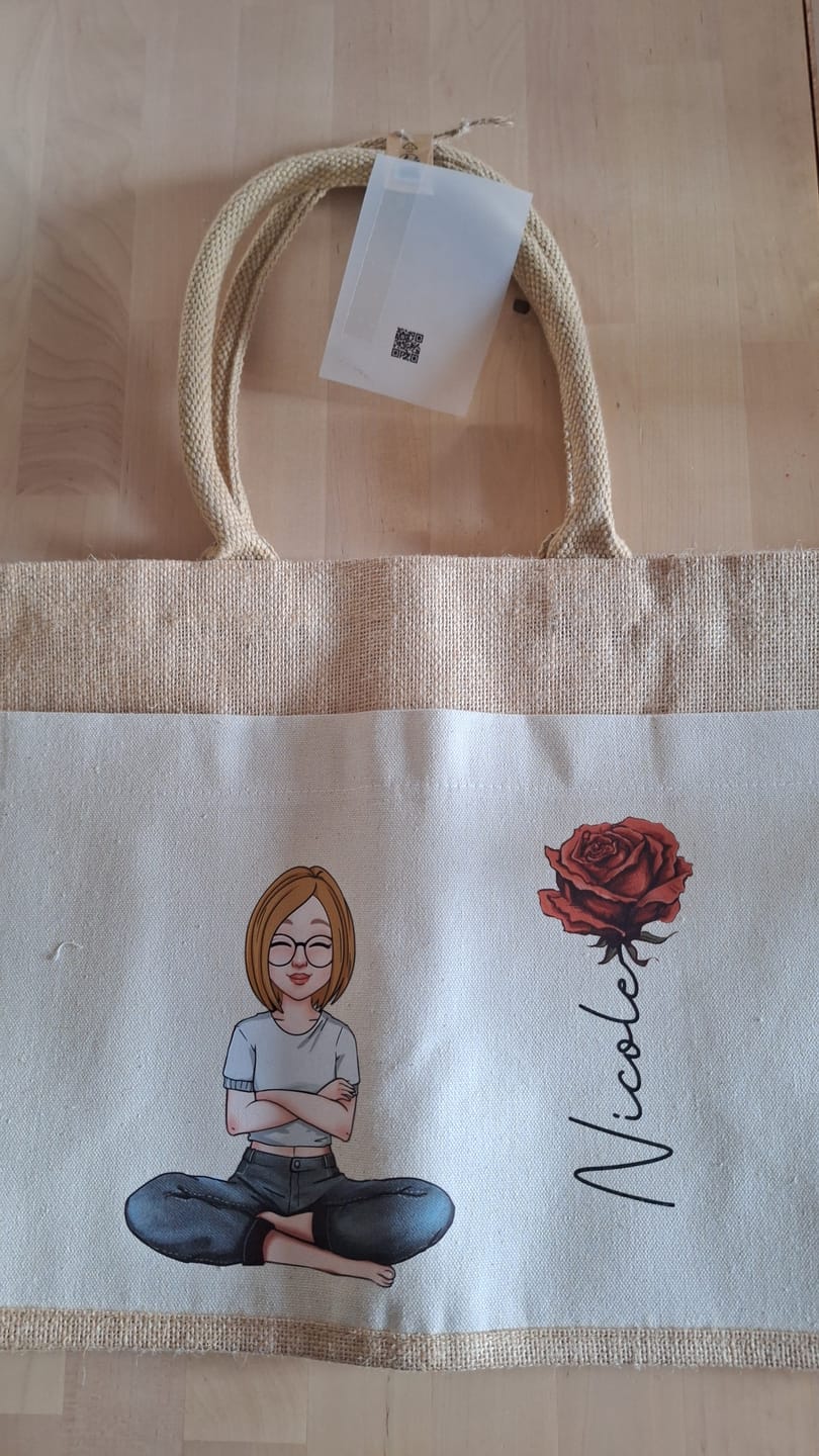 Customer photo review of Summervibes - Personalisierte Tasche für den Strand