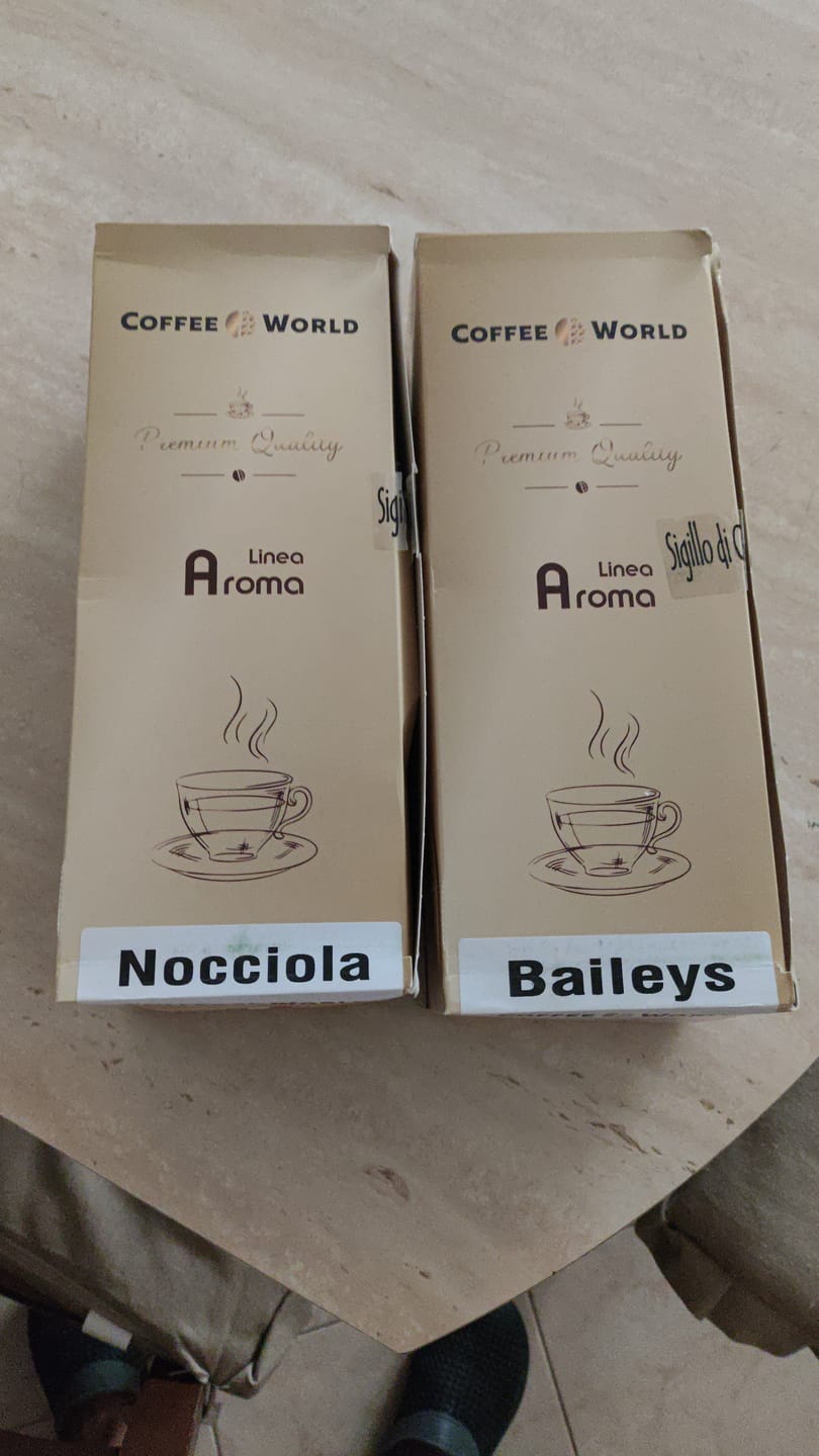 Customer photo review of 50 Cialde Decaffeinate - I Love Coffee – Espresso Leggero e Cremoso
