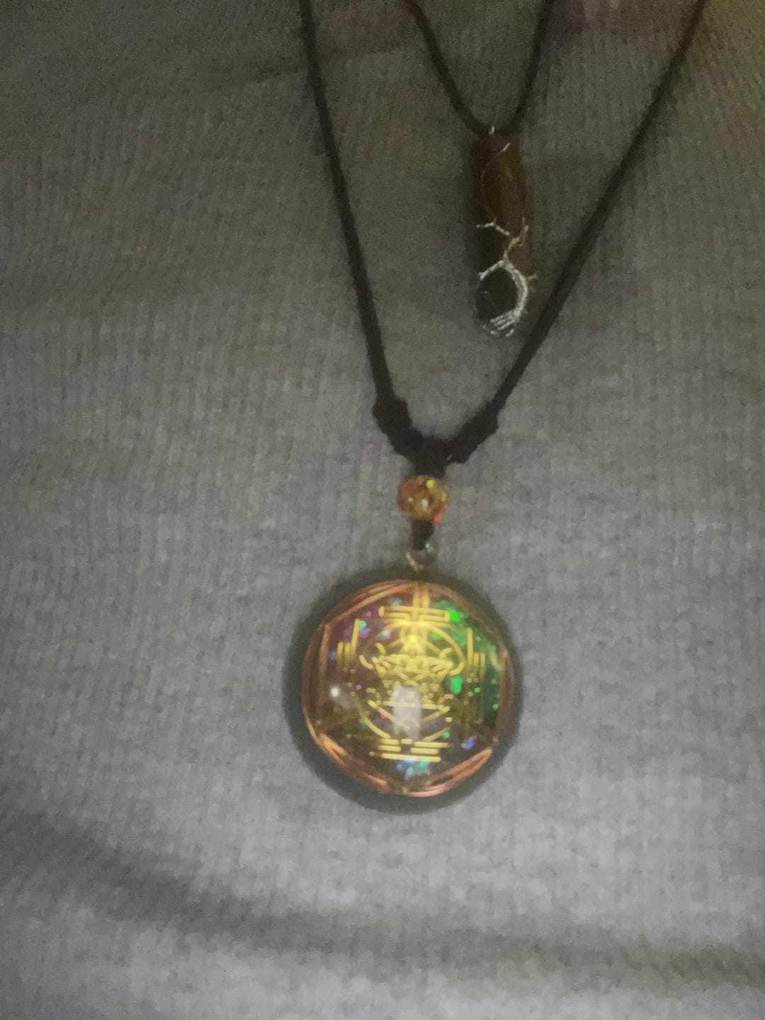 Customer photo review of Magnetic Energy Talisman + FREE Crystal Wisdom Deck