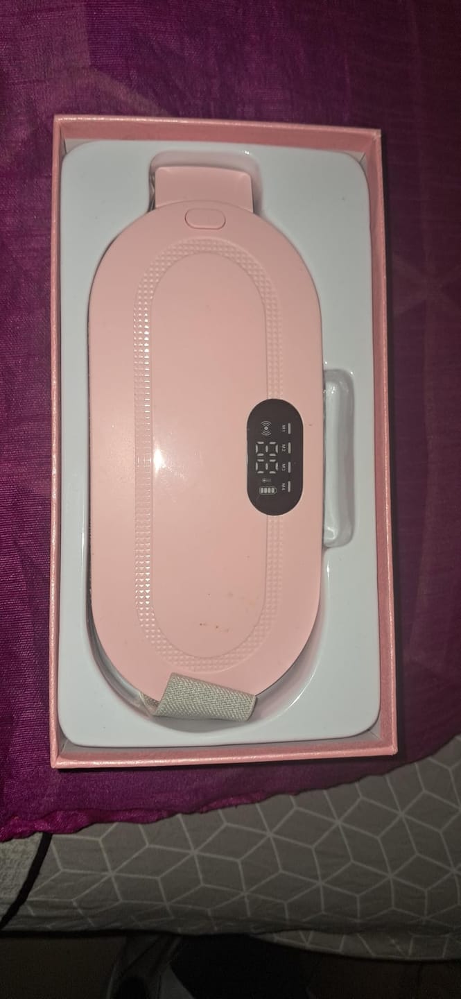 Customer photo review of Thermiva™ - Portable Cordless Heating & Vibration Belt for Menstrual Cramps
