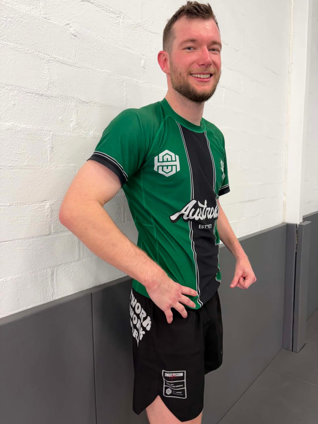 Customer photo review of FC SERIES - BJJ RASH GUARD - GREEN