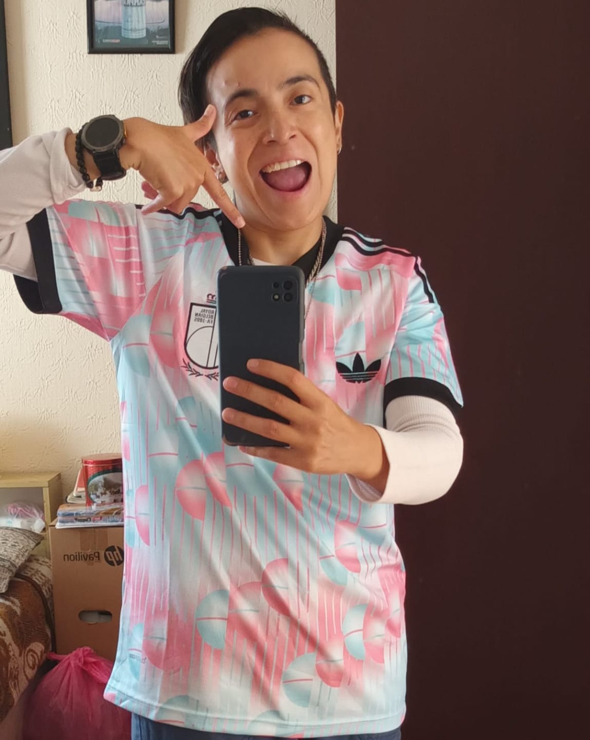 Customer photo review of Camiseta Selección Bélgica Away 26/27