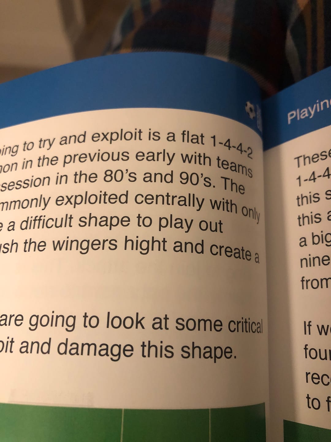 Customer photo review of Coaching Sides to Play out From the Back