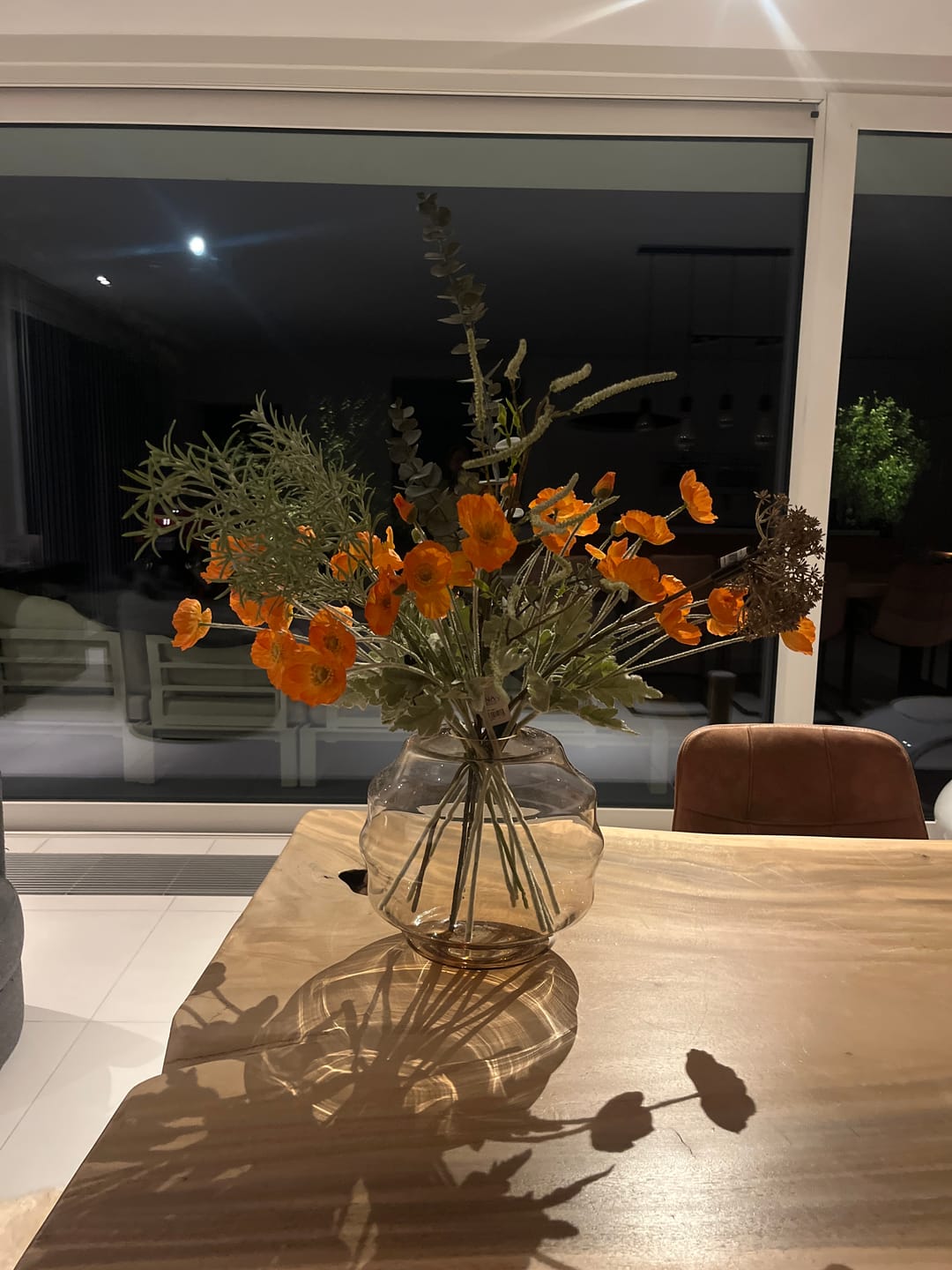 Customer photo review of Zijden Klaprozen - Licht oranje