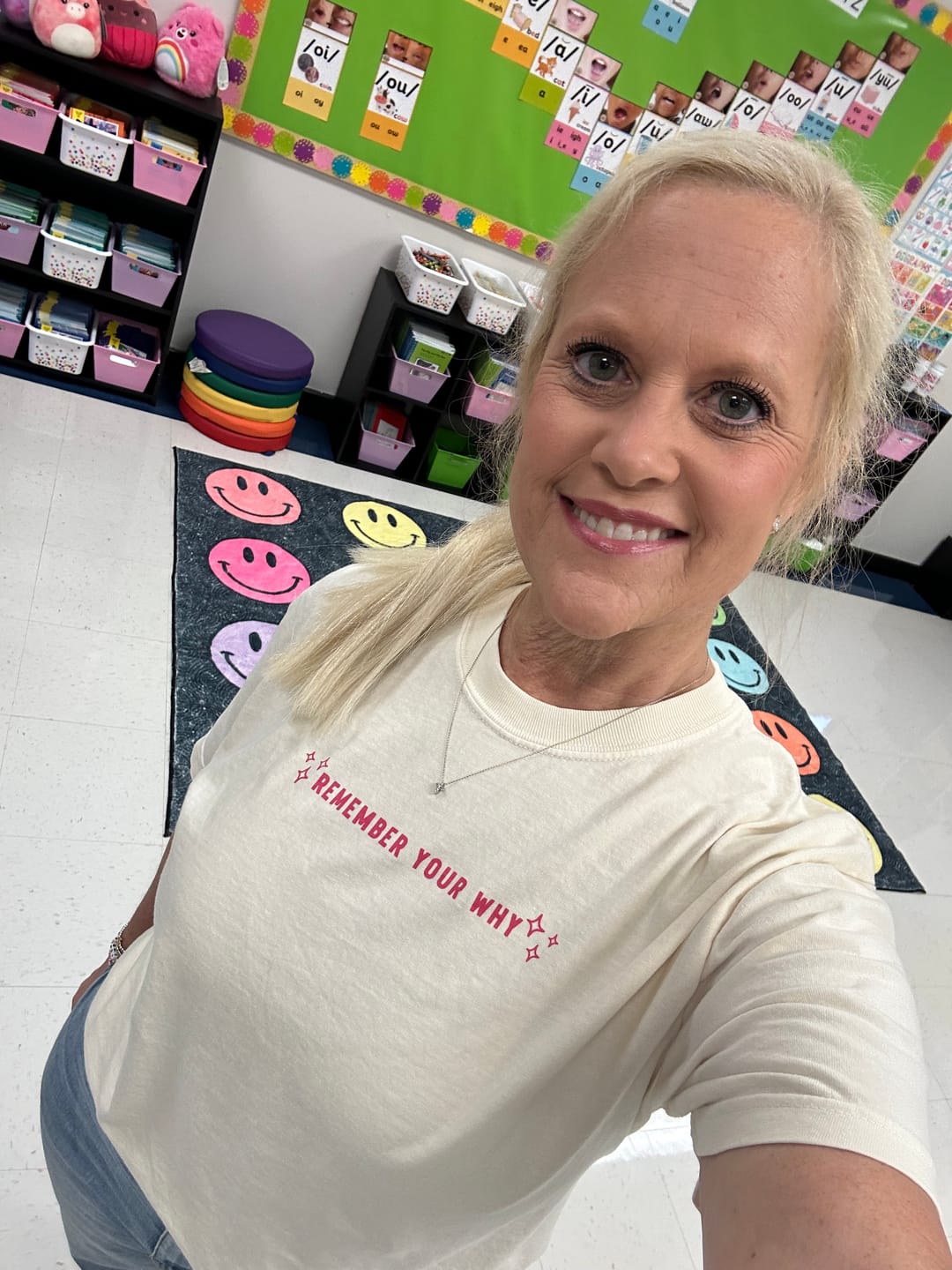 Customer photo review of Remember Your Why Tee