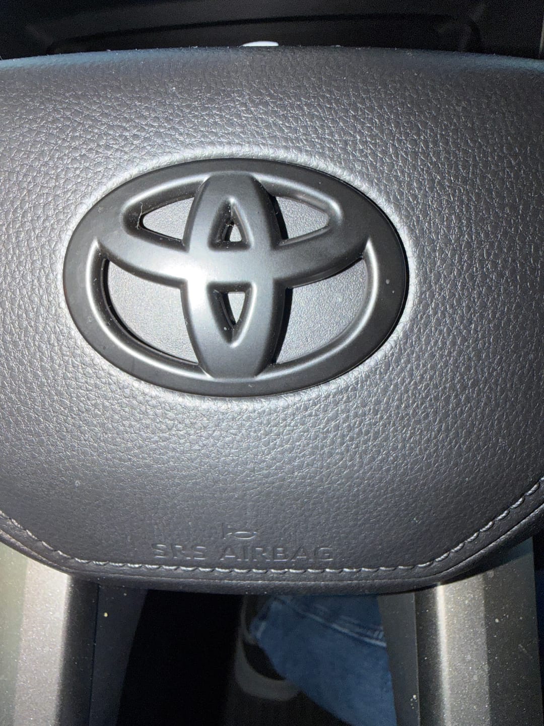 Customer photo review of Steering Wheel Emblem Overlay