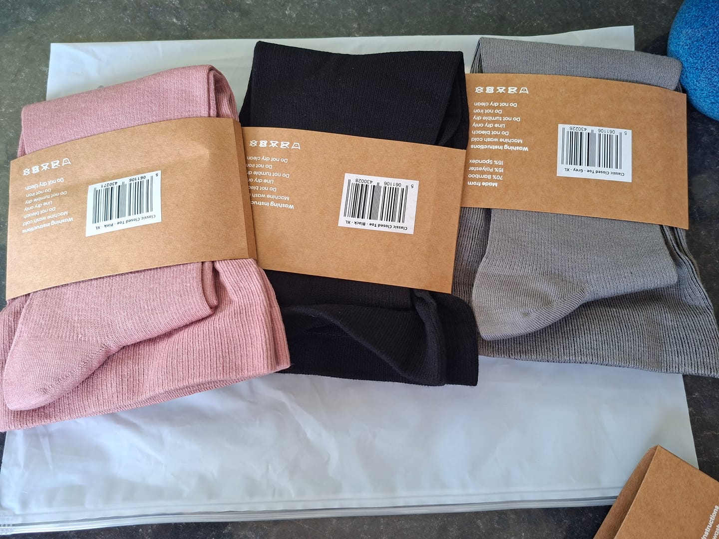 Customer photo review of Original Wide Compression Socks