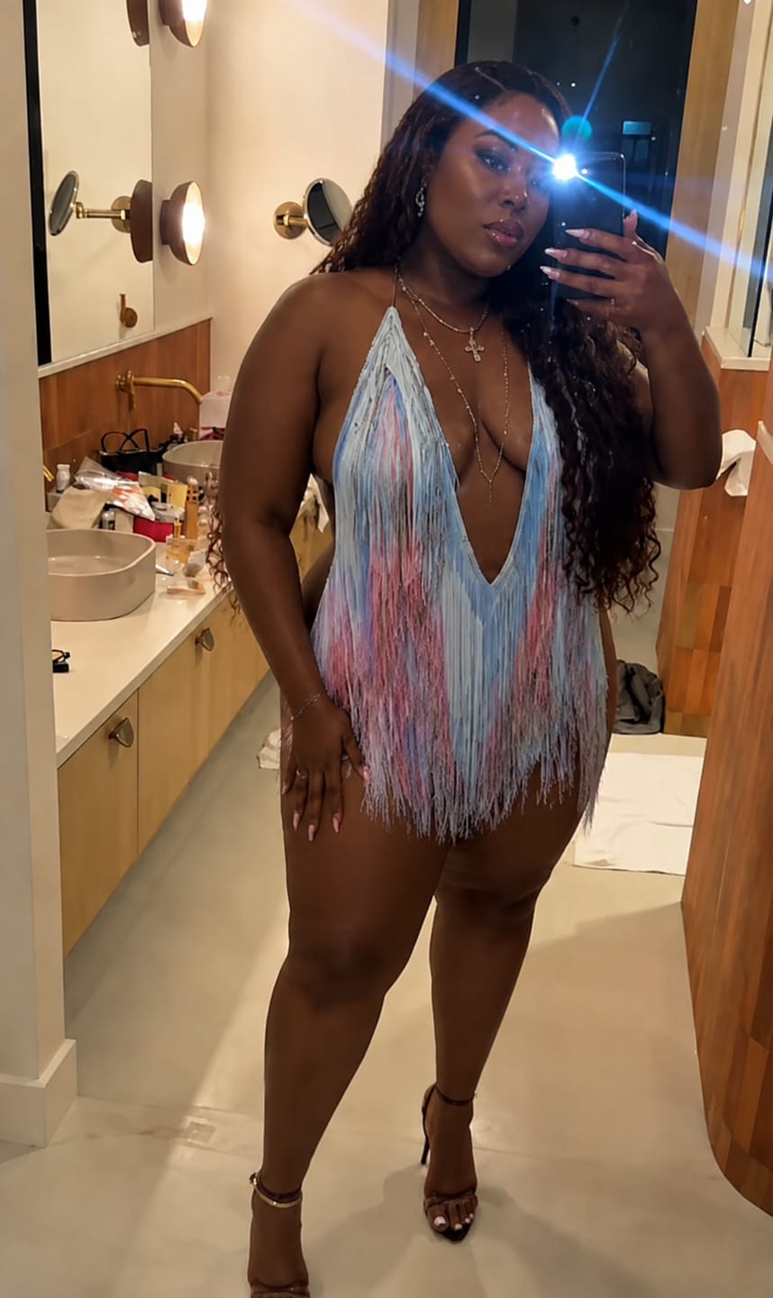 Customer photo review of Pastel Dream Fringe Mini