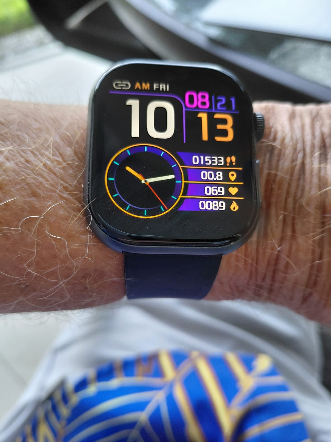 Customer photo review of Bearscome Pro 8 ECG blood glucose Intelligent micro-physical examination monitoring Smartwatch