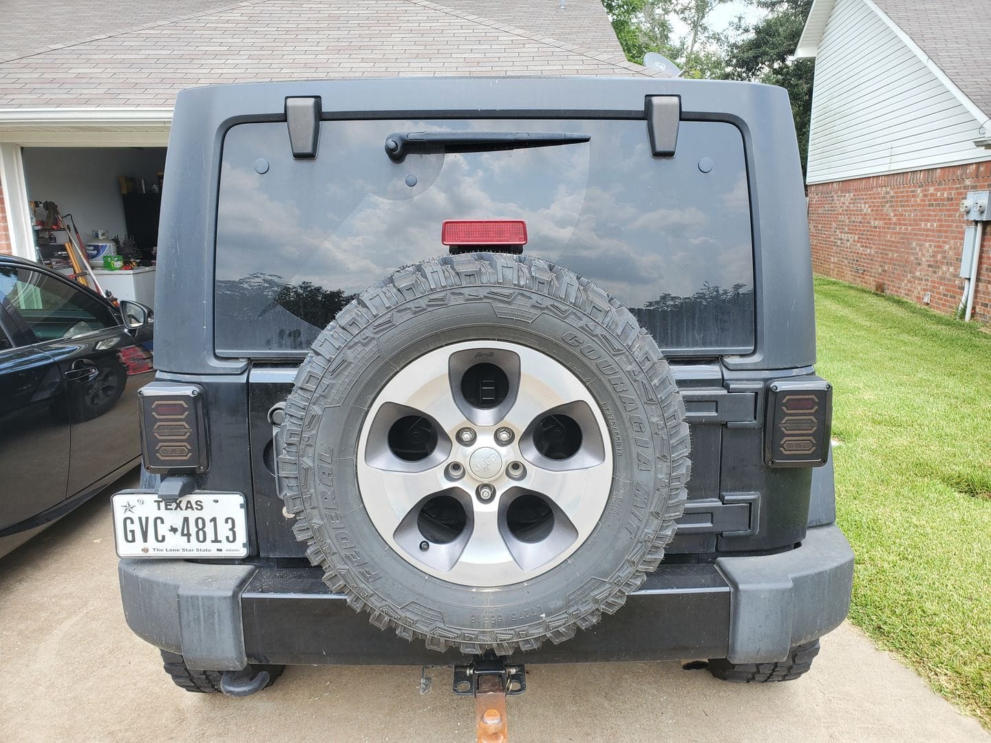 Customer photo review of Smoked Avenger LED Tail Lights For 07-18 Jeep Wrangler JK/ JKU