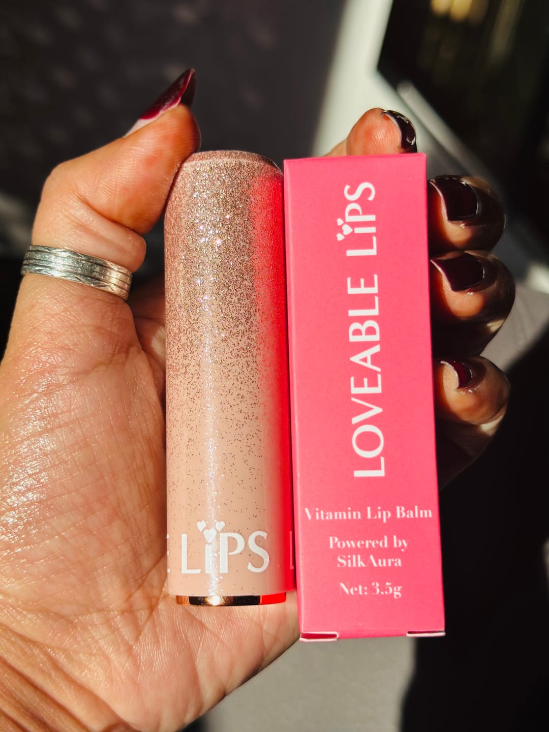 Customer photo review of Hydrate Luxe Lip Balm