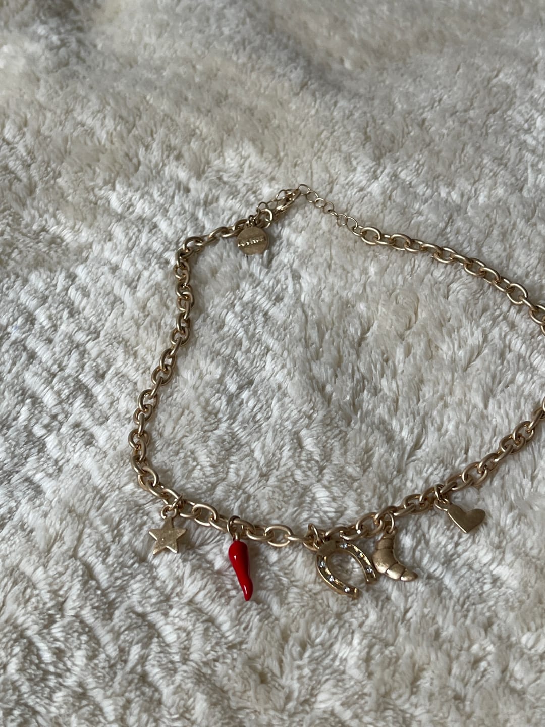 Customer photo review of Collar Cadena Charms Distintos Street