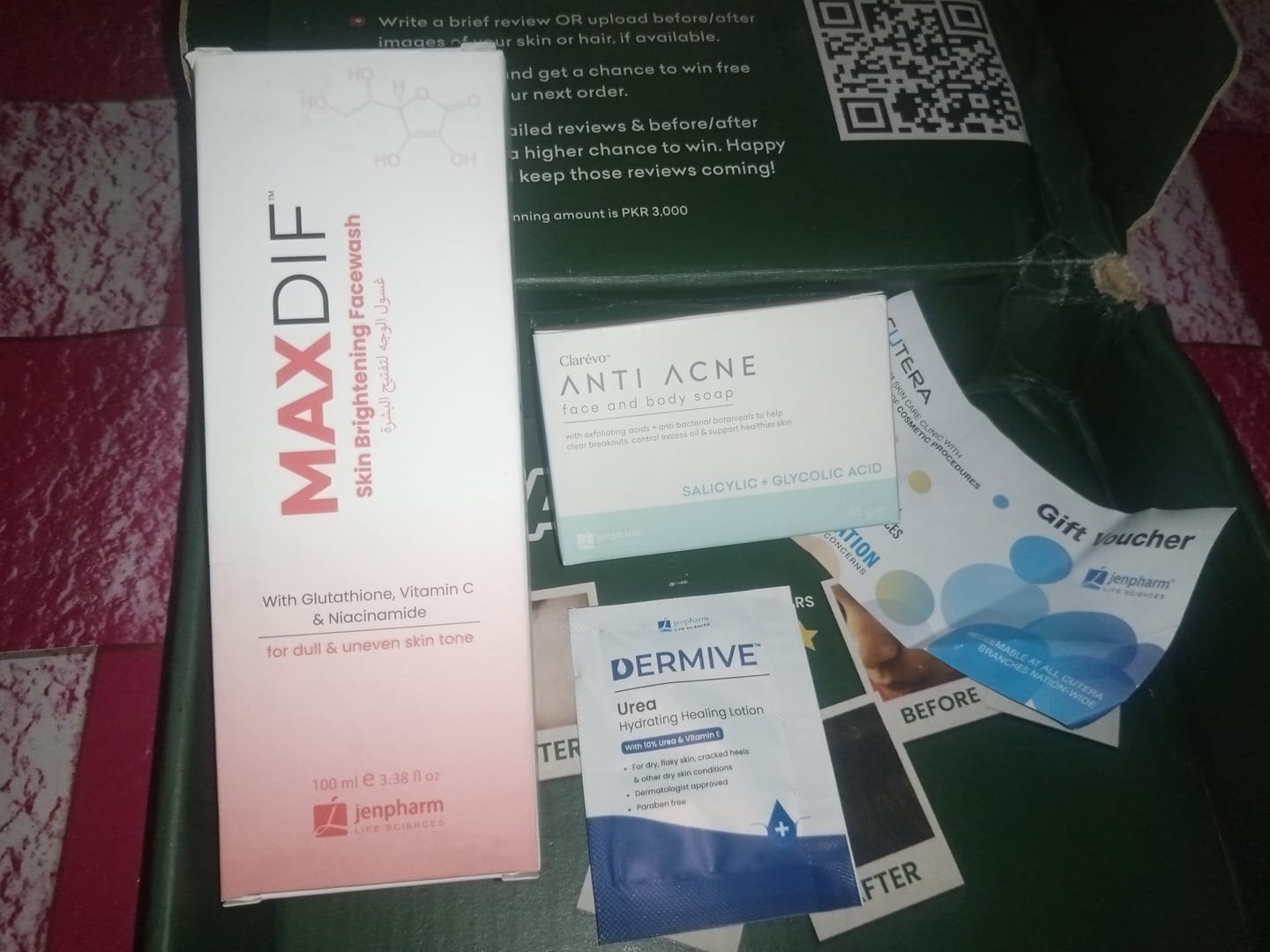Customer photo review of Maxdif Facewash