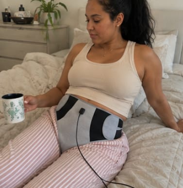 Customer photo review of Period Relief Heat & Massage Wrap