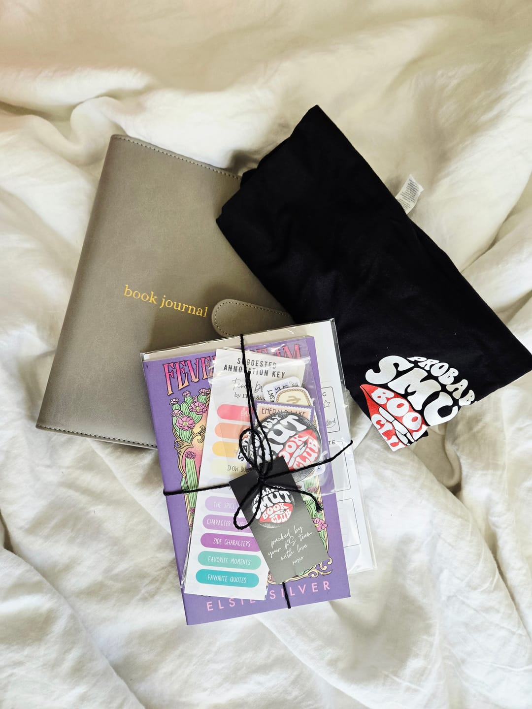 Customer photo review of smut slut book club subscription