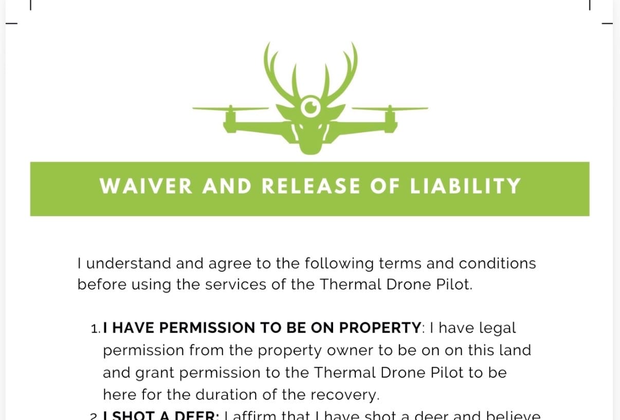 Customer photo review of Thermal Deer Recovery Waiver