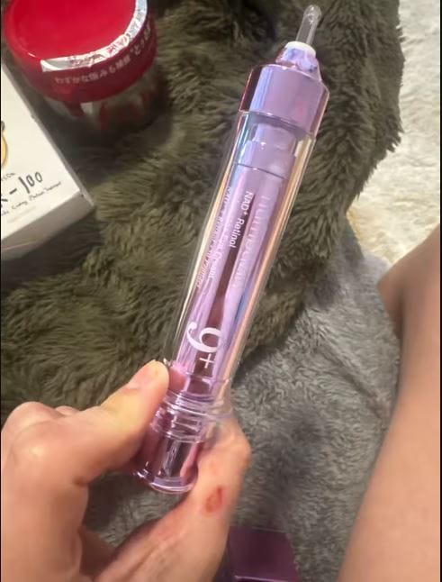 Customer photo review of Numbuzin No.9 NAD+ Retinol – Trattamento Intensivo Contorno Occhi