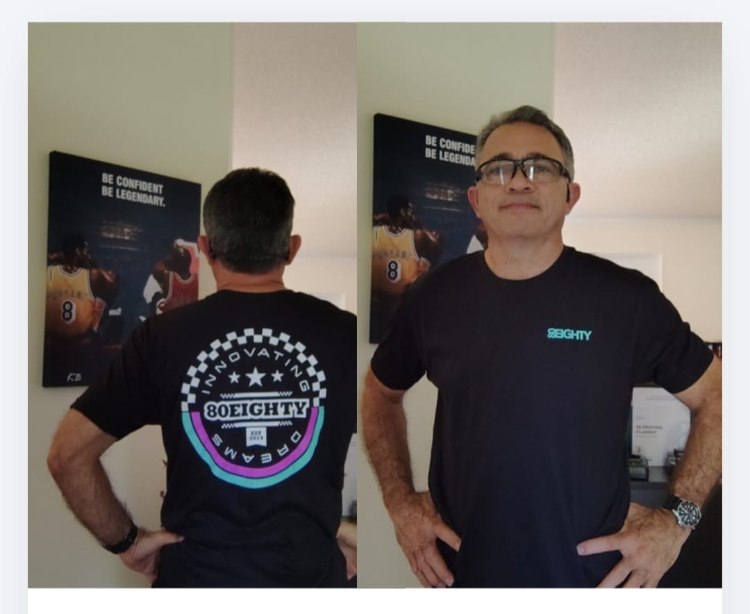 Customer photo review of 80Eighty® Innovating Dreams Shirt