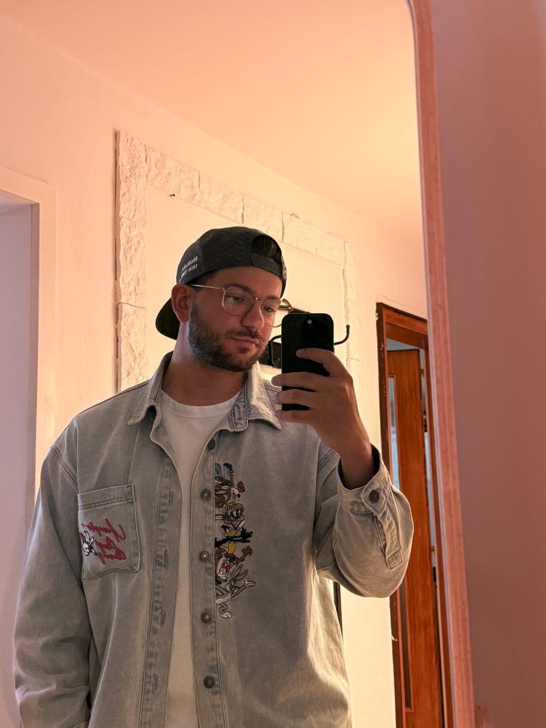 Customer photo review of 8112 - Looney Tunes Denim Shirt