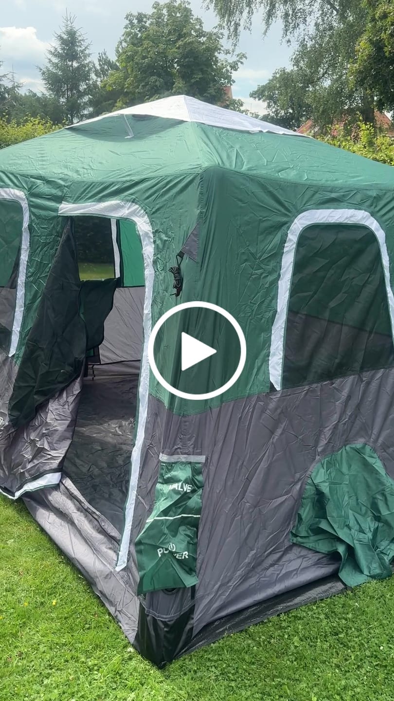 Customer video review of 2-Step Cabin Tent