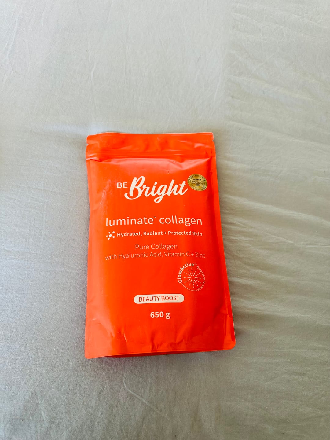 Customer photo review of LUMINATE 650g POUCH