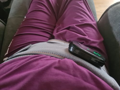 Customer photo review of Ceinture Lombaire Chauffante & Massante Rechargeable