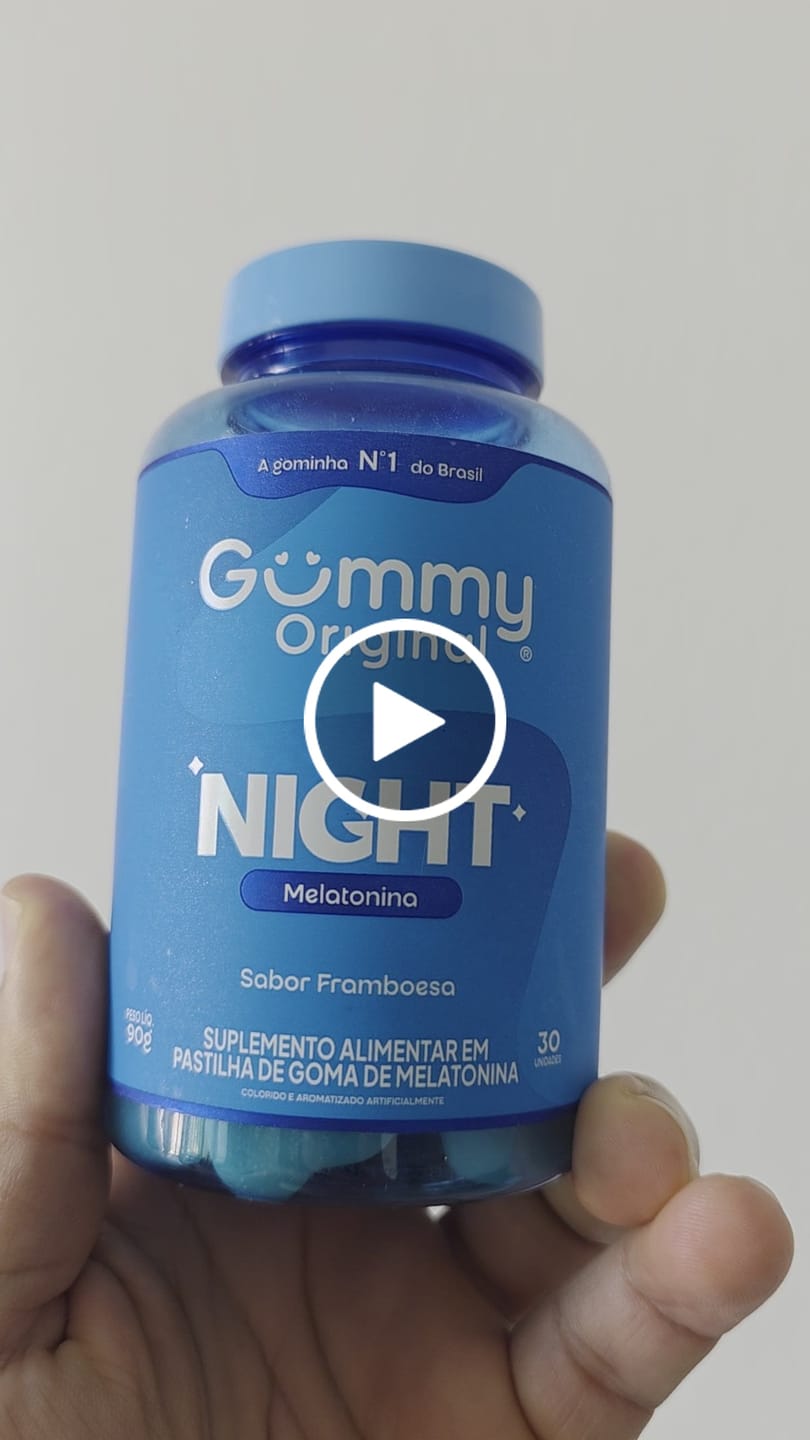 Customer video review of Gummy Night Melatonina® - Framboesa  90 g