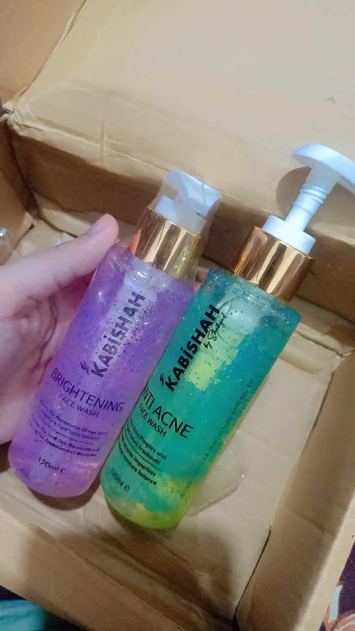 Customer photo review of Face Wash Bundle: Clear & Bright Face Fusion