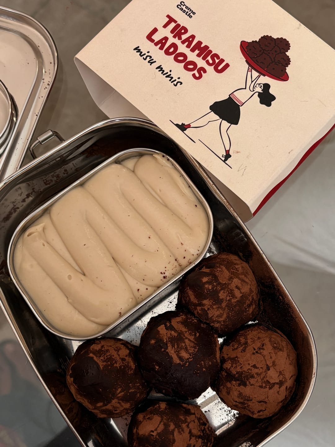 Customer photo review of Tiramisu Ladoos (5 Pcs)