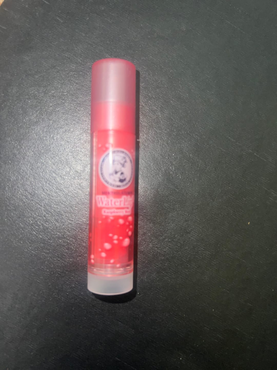 Customer photo review of Mentholatum Water Lip Raspberry Red