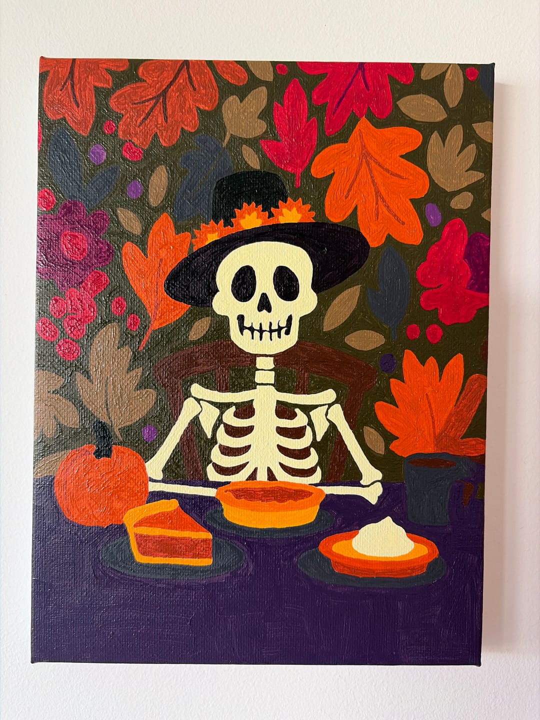 Customer photo review of 6 Mini Paintings - Spooky Autumn Set