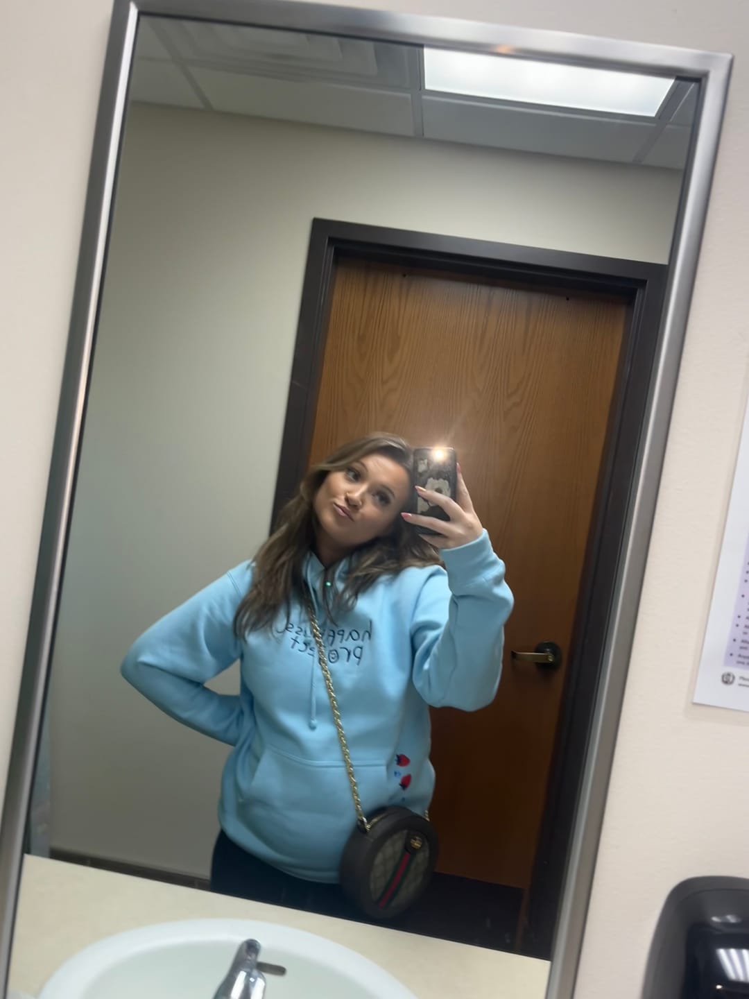 Customer photo review of Berry Important Hoodie