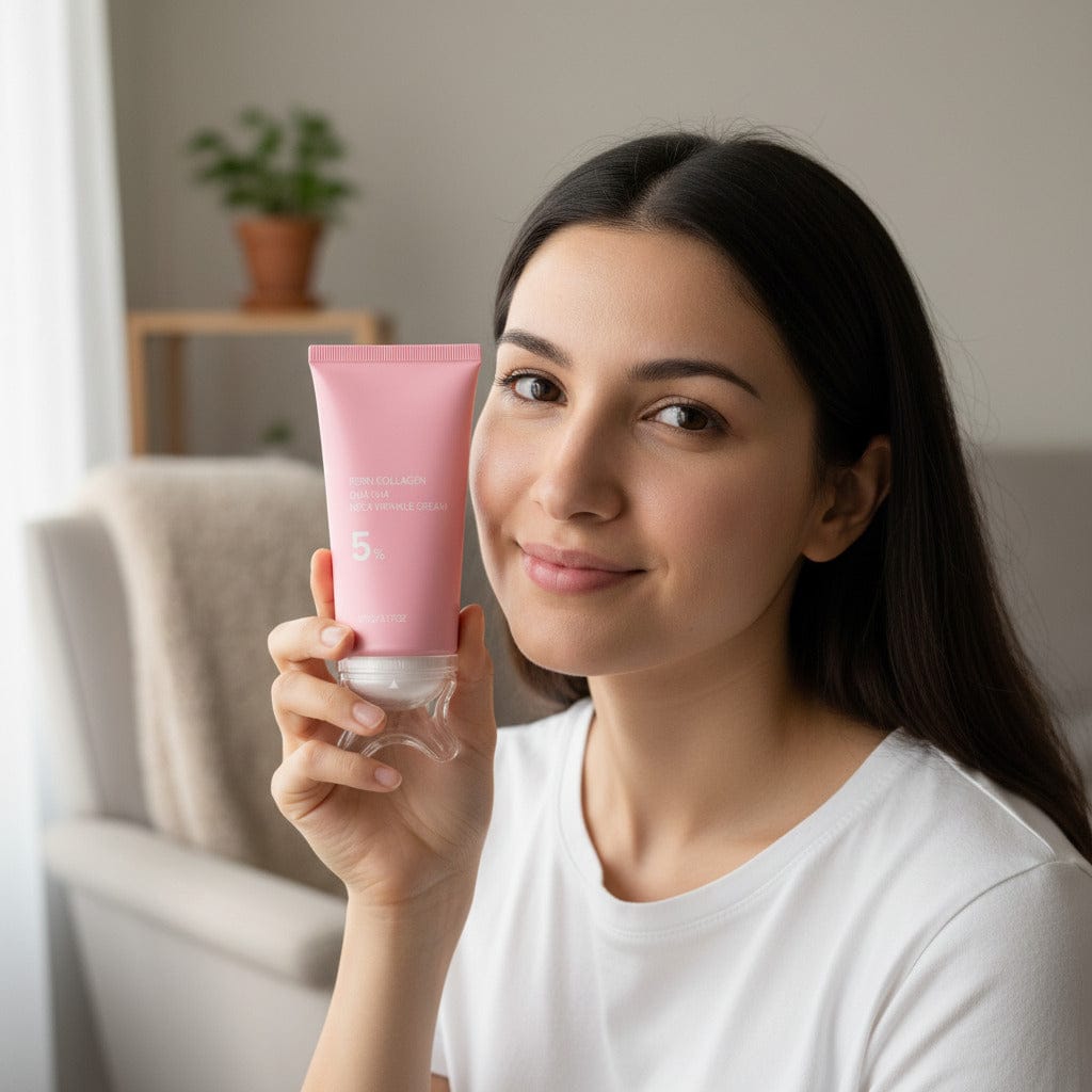Customer photo review of PDRN Collagen Gua Sha – Crema Collo e Décolleté