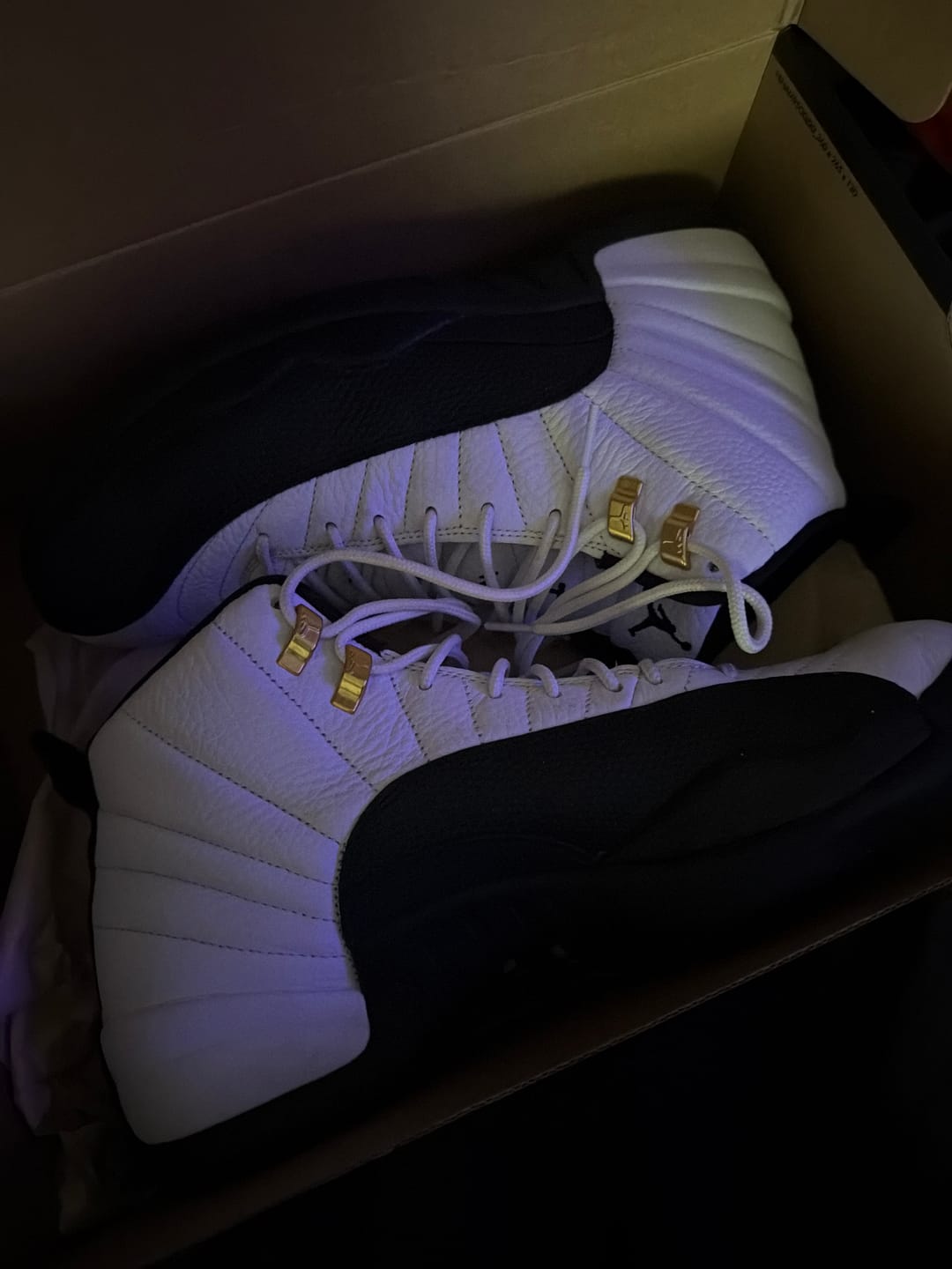 Customer photo review of Air Jordan 12 Retro 'Taxi' 2025
