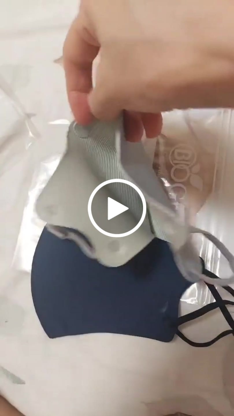 Customer video review of Reusable Copper Face Mask