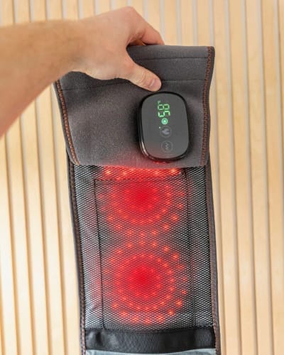 Customer photo review of Ceinture Lombaire Chauffante & Massante Rechargeable