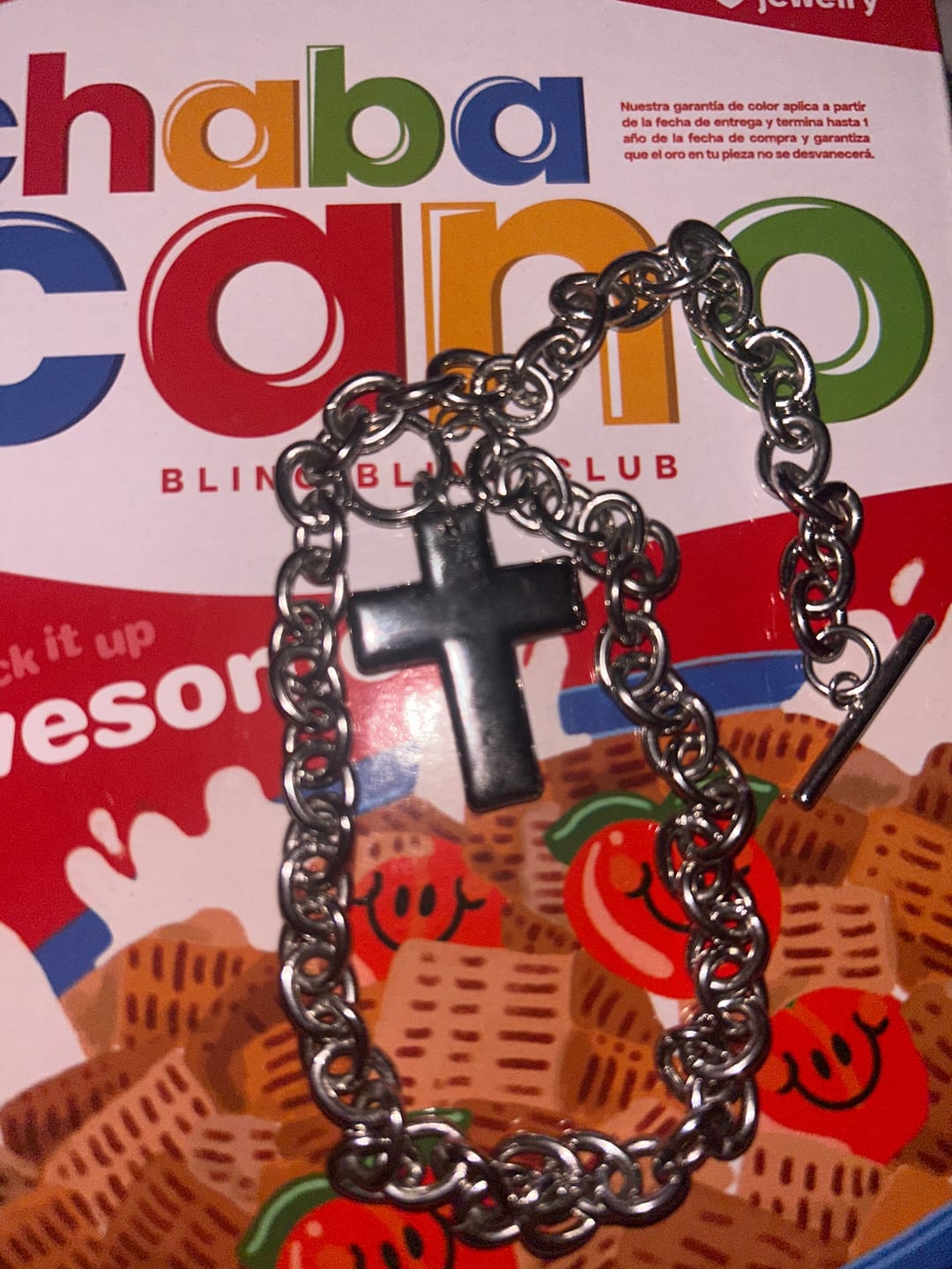 Customer photo review of Collar Gloria Plata