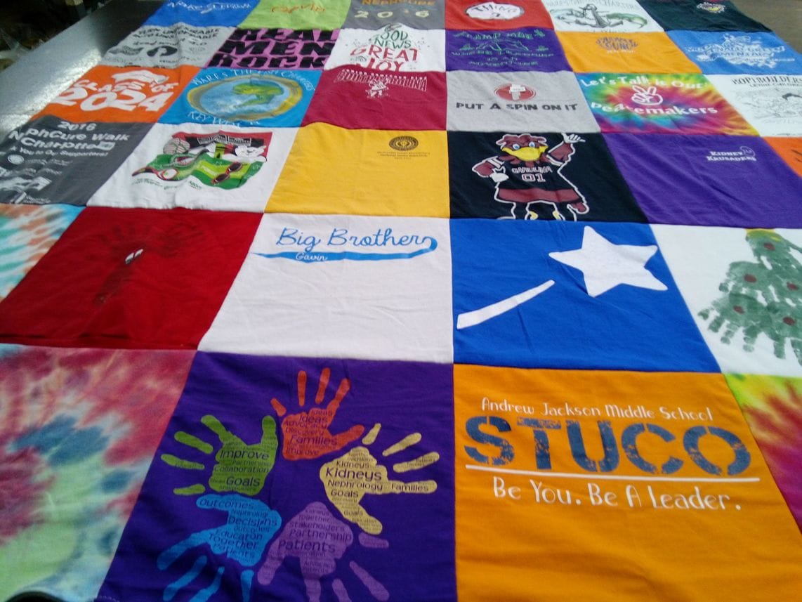 Customer photo review of Project Repat T-Shirt Quilt