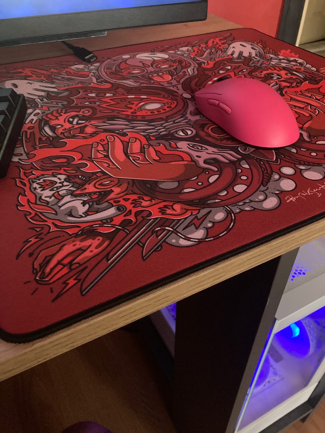 Customer photo review of Wraith Spirit of Aim Mousepad