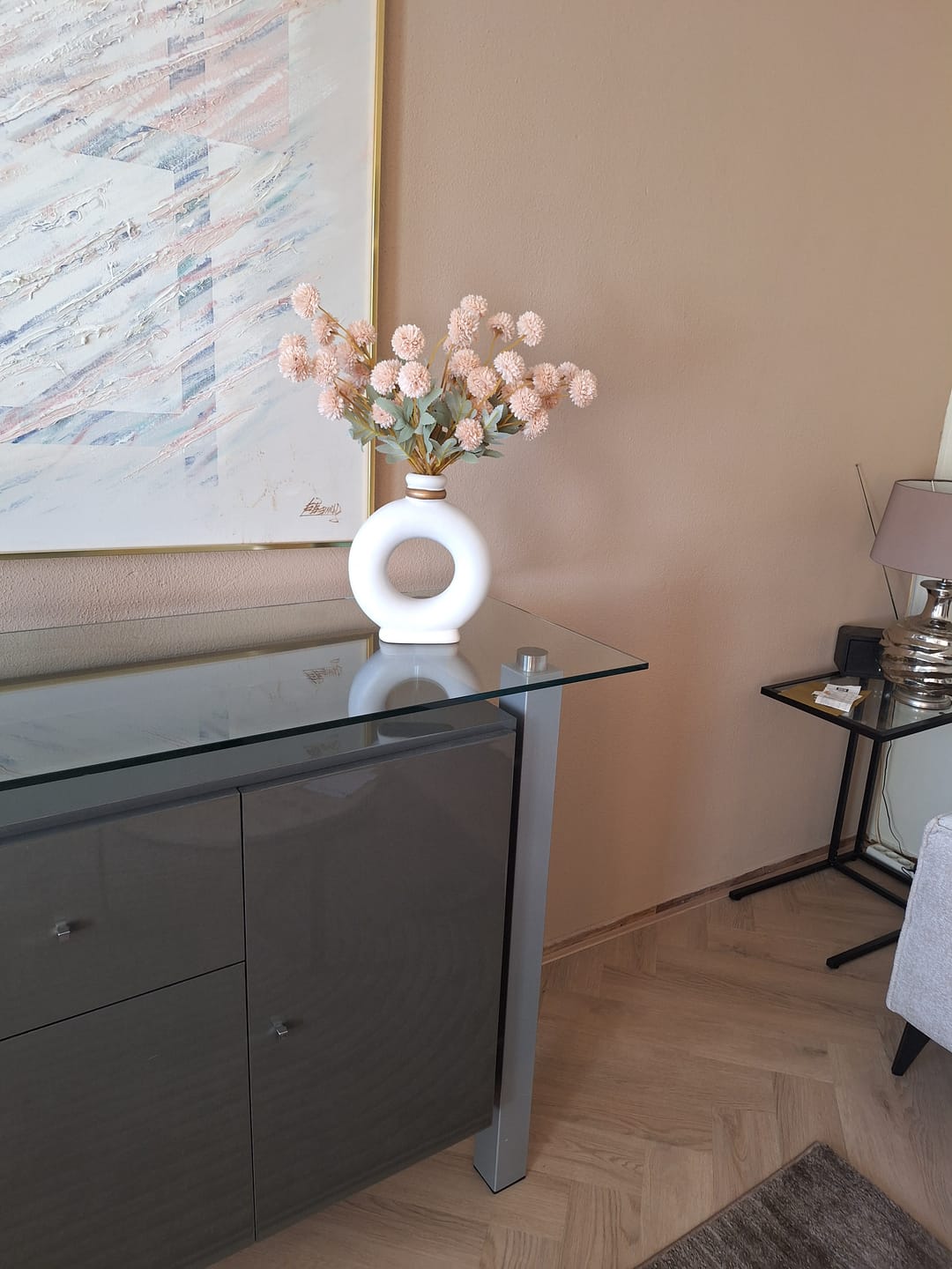 Customer photo review of Zijden Kiku Bloemen - Crème