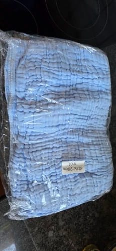 Customer photo review of Kuscheldecke Musselin für jede Jahreszeit