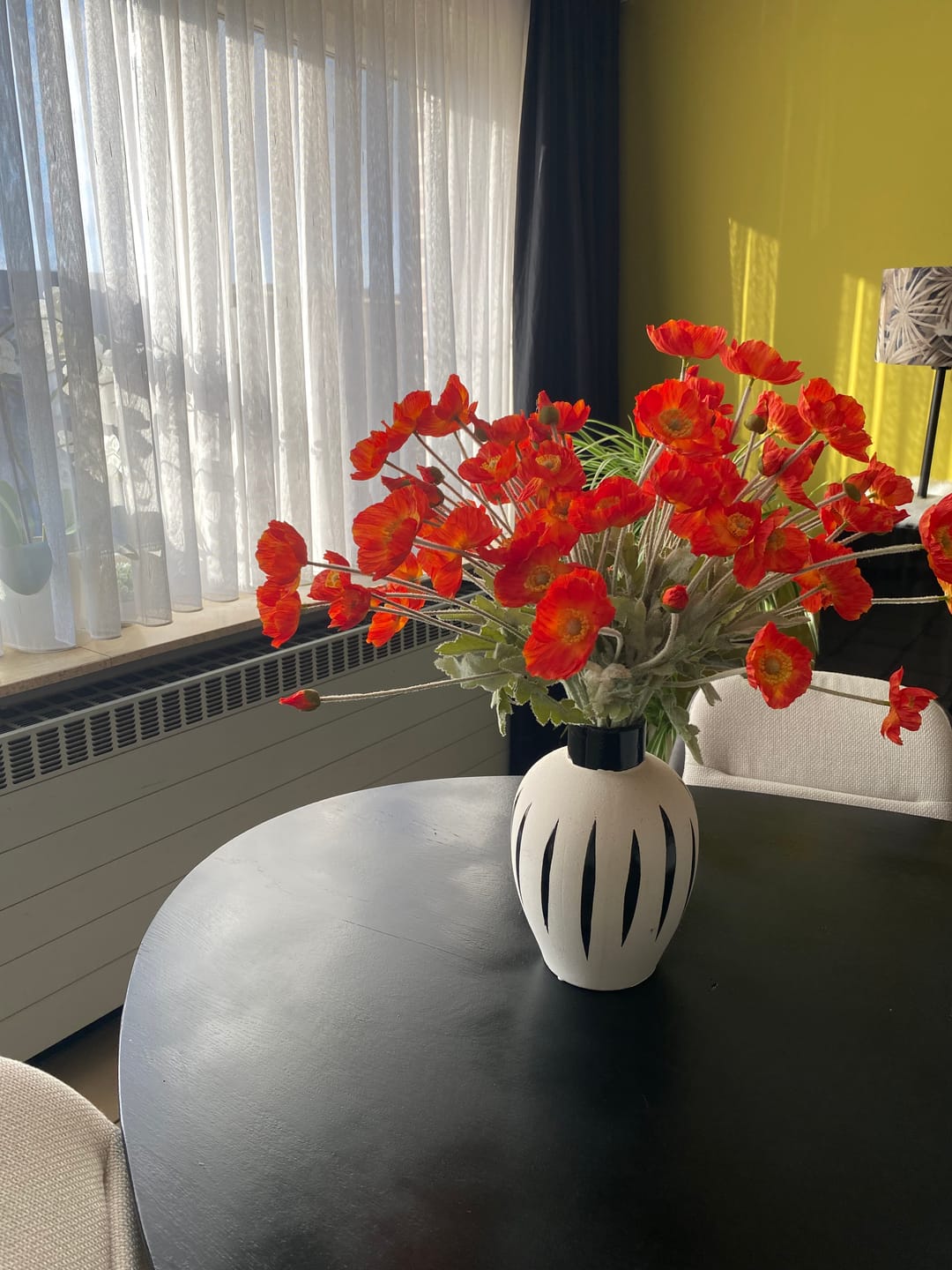 Customer photo review of Zijden Klaprozen - Oranje