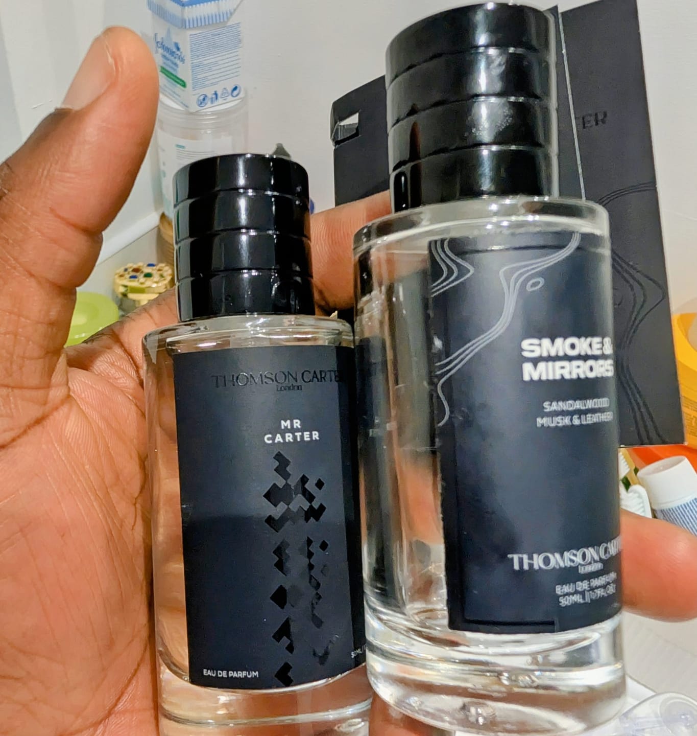 Customer photo review of Mr Carter | Eau de Parfum