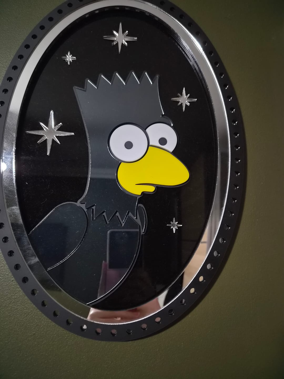 Customer photo review of The Raven Victorian Mirror Portrait