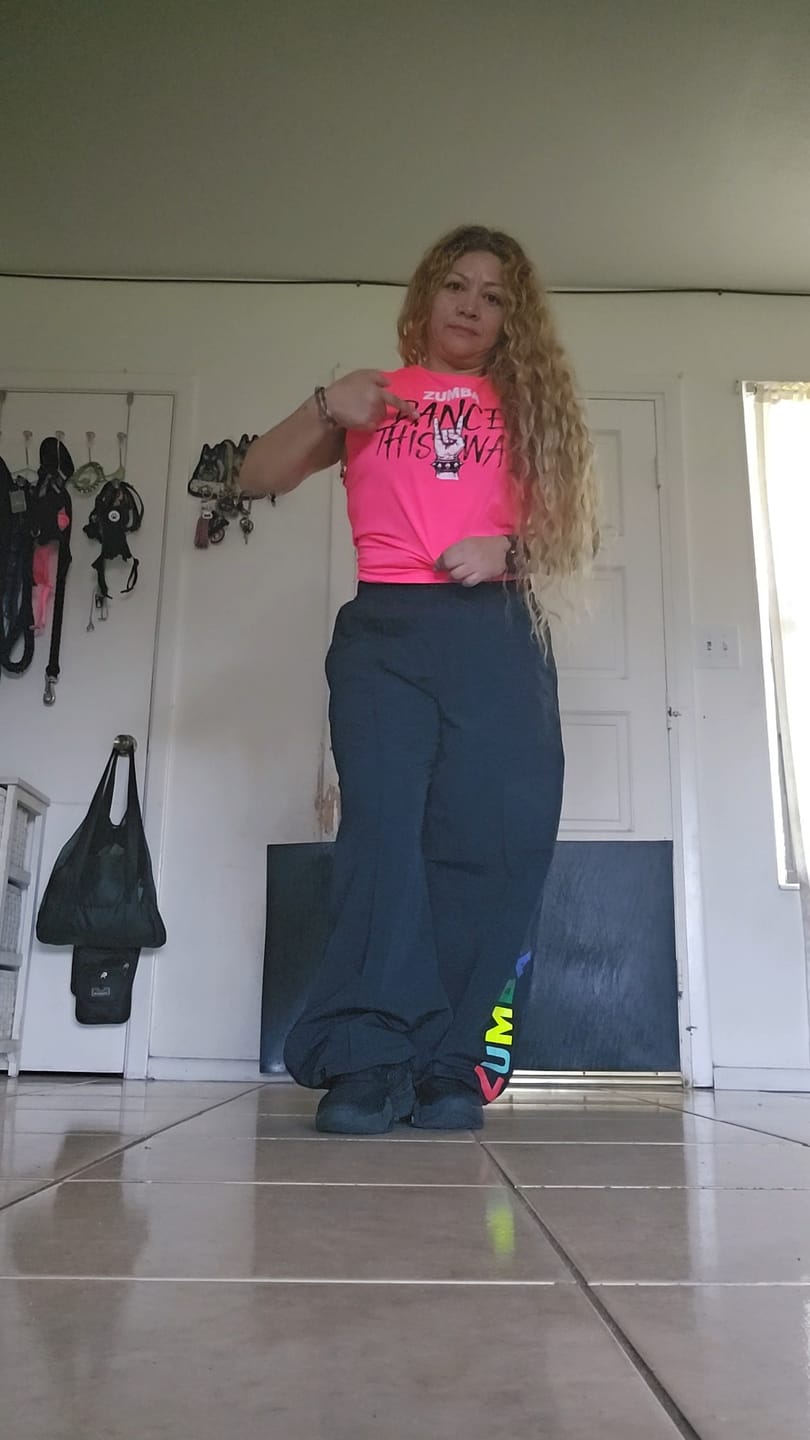 Customer photo review of Rock 'n' Roll Wide Leg Pants With Side Snaps