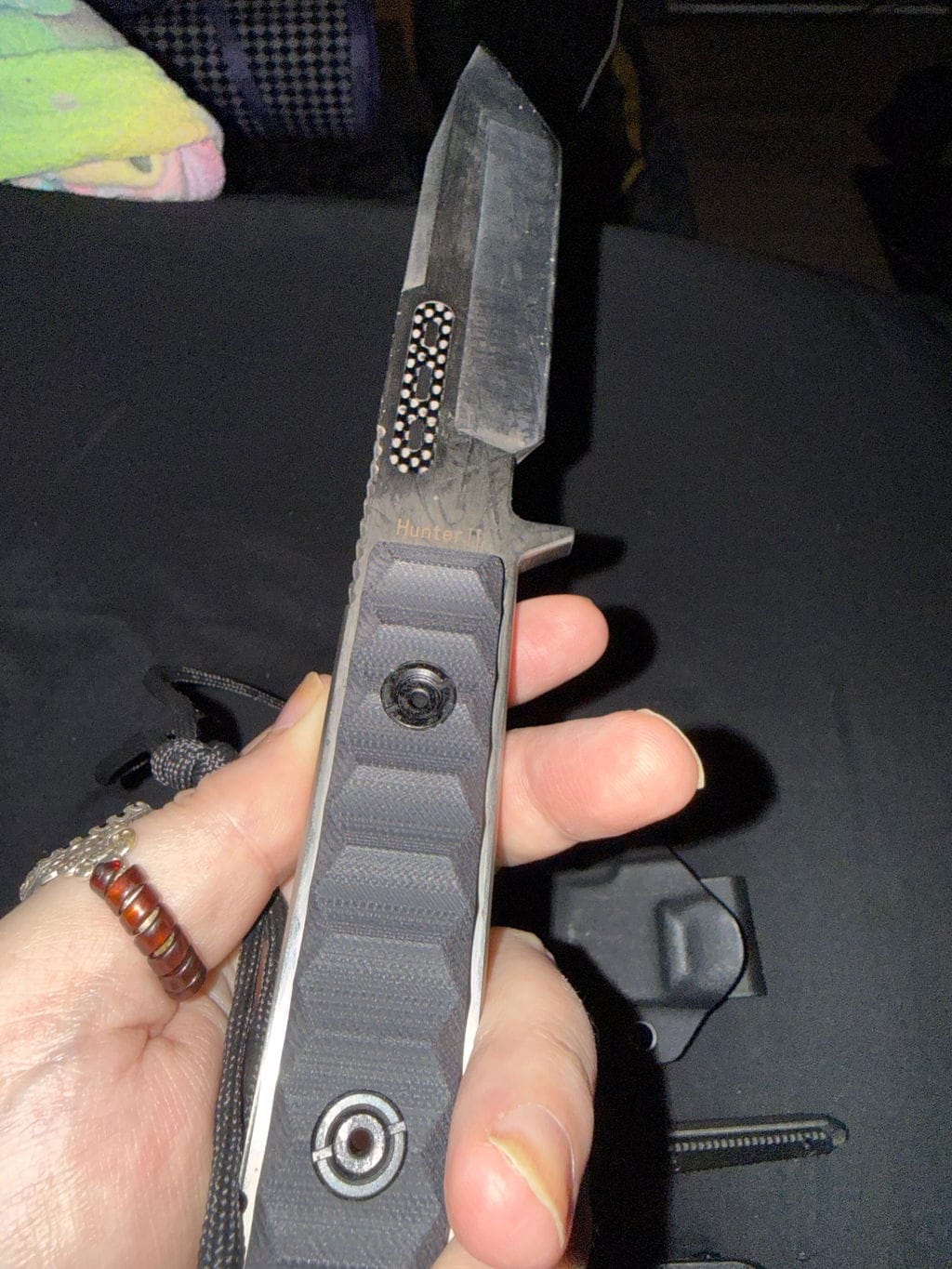 Customer photo review of 8mm Thick King Kong SLEIPNER Superhard Stright Knife